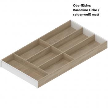 AMBIA-LINE Besteckeinsatz, für LEGRABOX/MERIVOBOX, Holzdesign, 7 Besteckfächer, NL=600 mm, Breite=300 mm